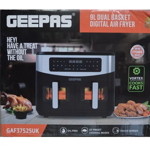 سرخ کن دوقلو 9 لیتری جیپاس مدل GAF37525 {اصلی}