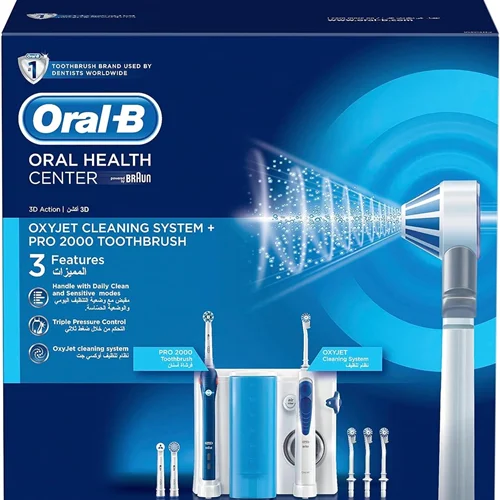 اکسی جت و مسواک برقی اورال بی Oxyjet Pro2000
