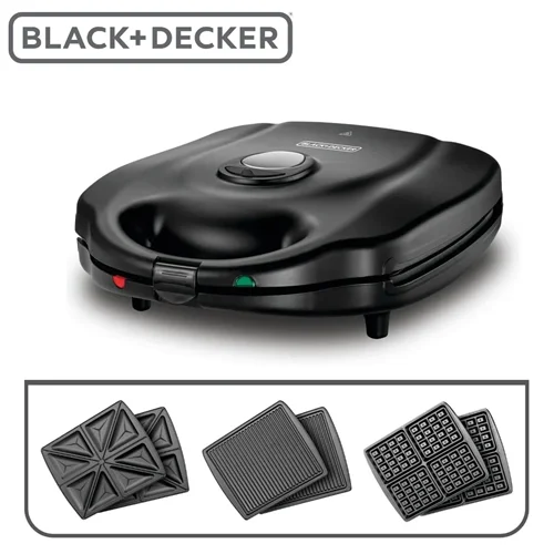 ساندویچ ساز بلک اند دکر مدل BLACK AND DECKER TS4130 {اصلی}