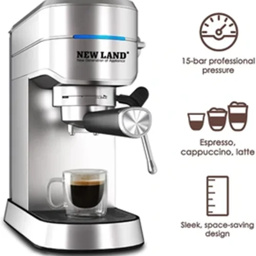 اسپرسو ساز نیولند مدل NL-2708BS {اصلی}