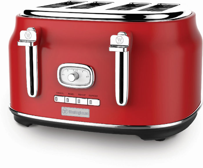 توستر نان 4 اسلایس وستینگهاوس WKTTB809 رنگ قرمز {اصلی}